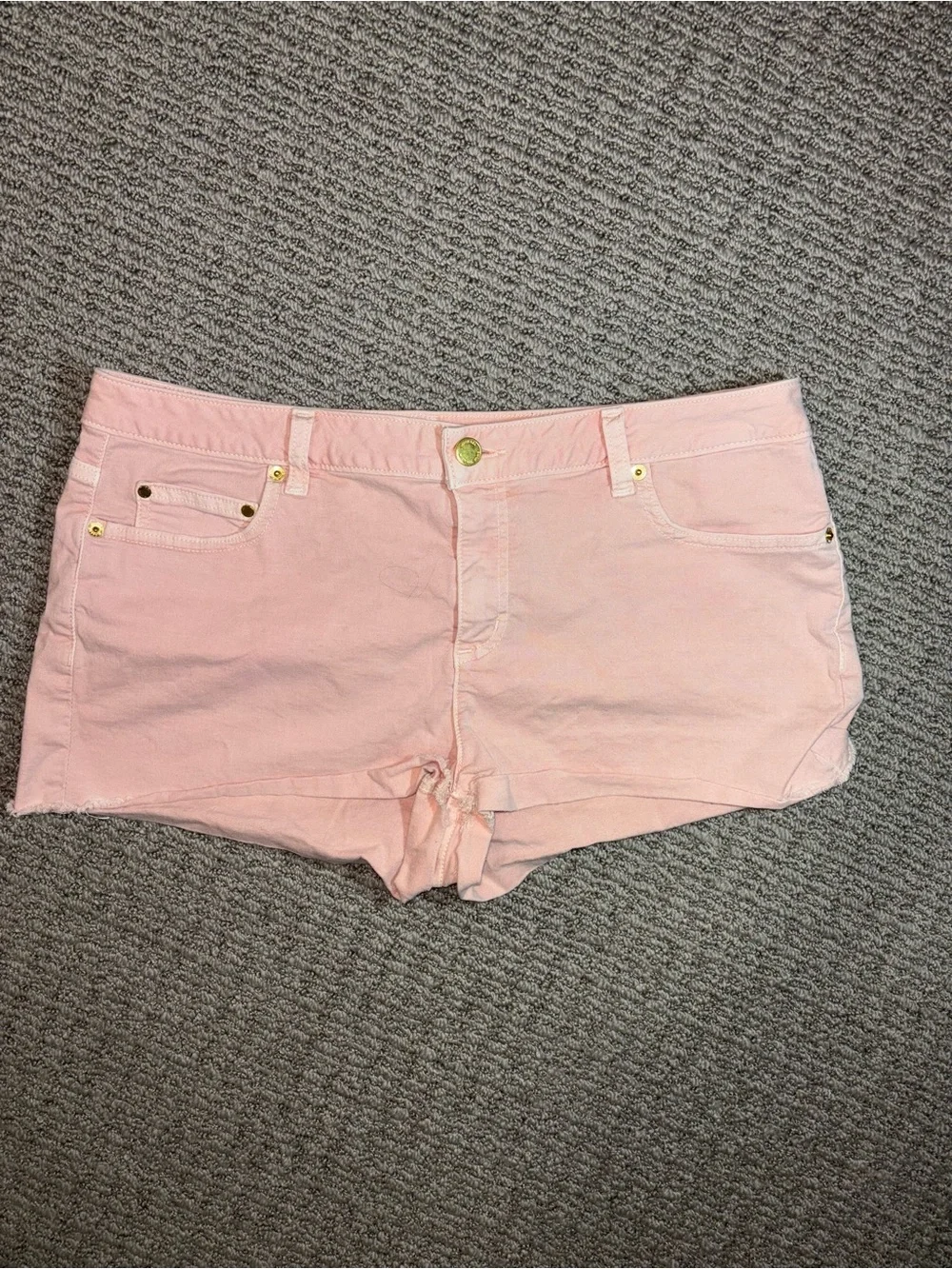 Michael Kors Soft Pink Denim Jean Shorts - Size 10